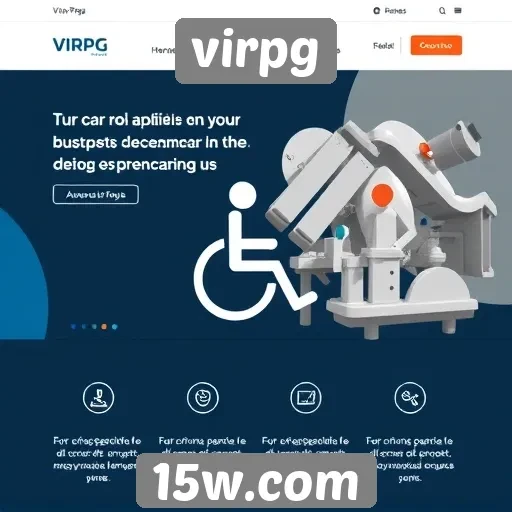 Acessibilidade e funcionalidades do site virpg